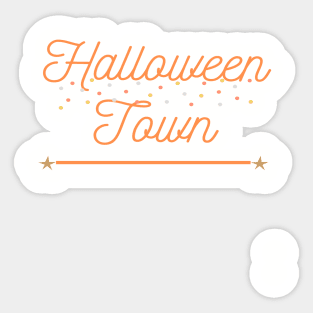 Halloween Town Sticker